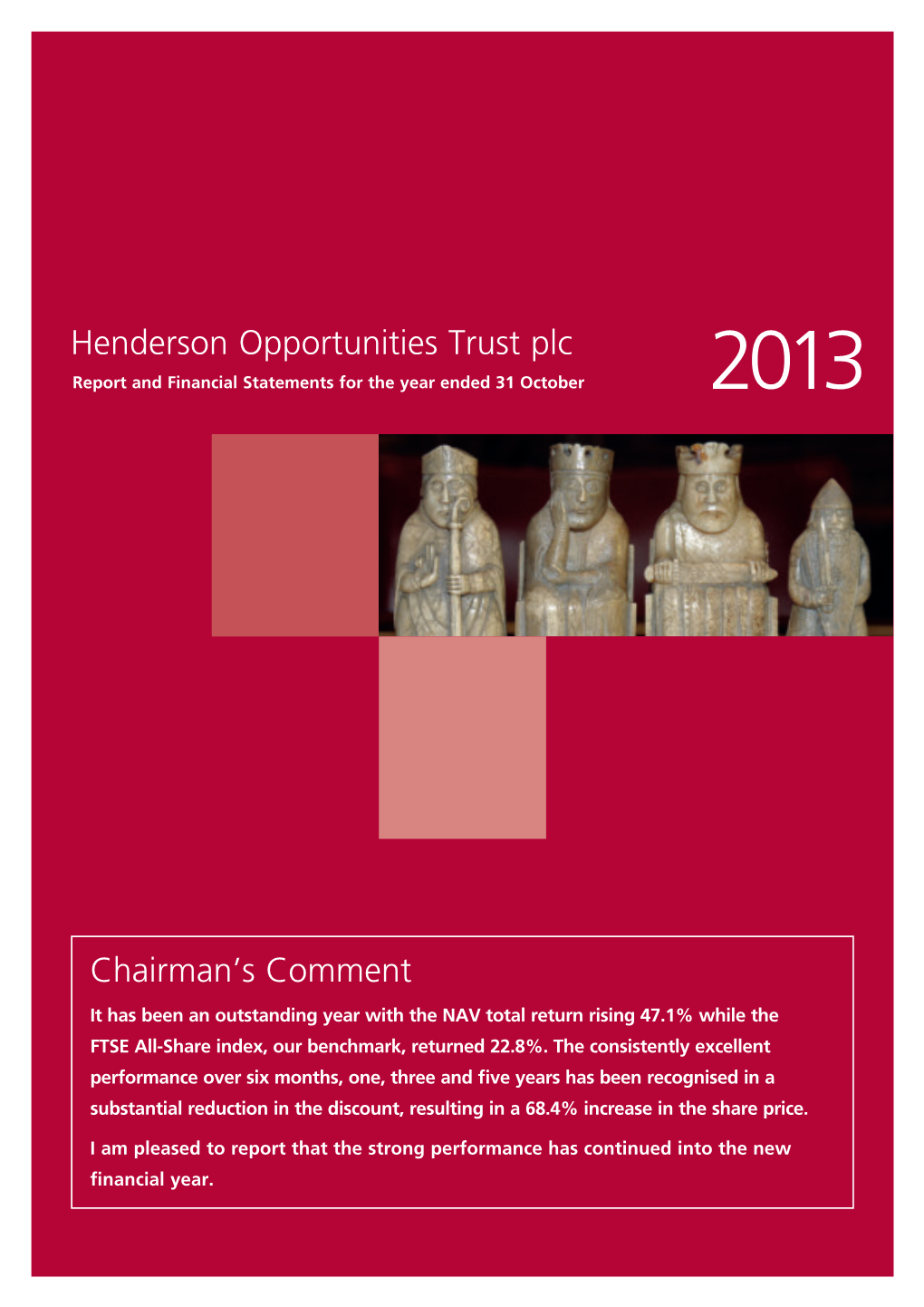 Henderson Opportunities Trust Plc Chairman's
