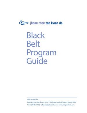 Black Belt Program Guide