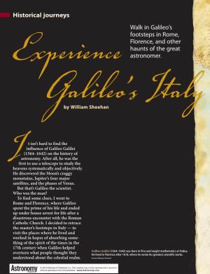 Historical Journeys Walk in Galileo's Footsteps in Rome, Florence, And