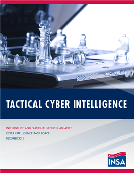 Tactical Cyber Intelligence