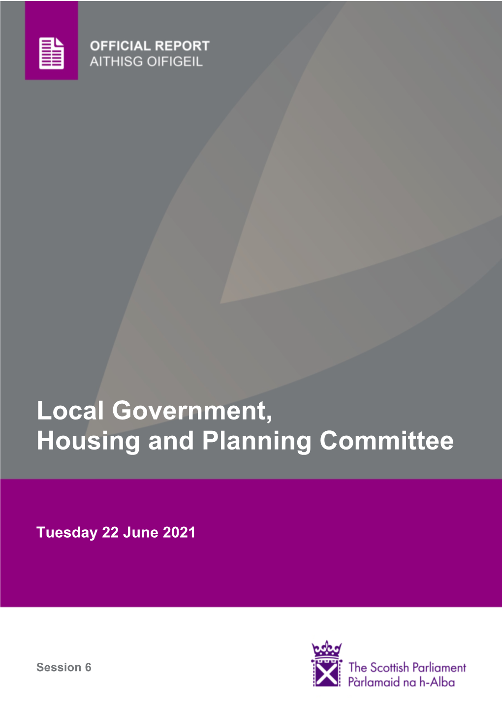 Local Government, Housing and Planning Committee