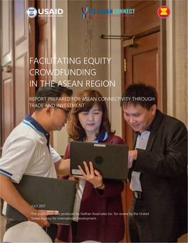 Facilitating Equity Crowdfunding in the Asean Region