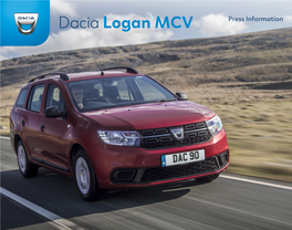 Dacia Logan MCV Press Information Contents