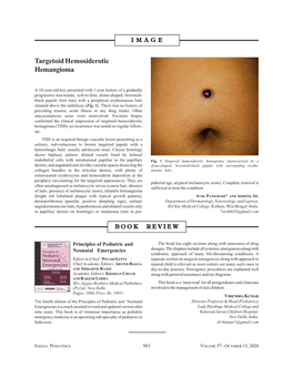 Targetoid Hemosiderotic Hemangioma