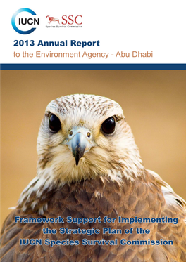 2013 Annual Report to the Environment Agency - Abu Dhabi