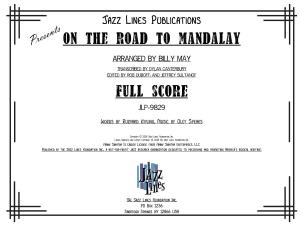On the Road to Mandalay Full Score