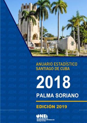 Palma Soriano Anuario Estadístico De Palma Soriano 2018