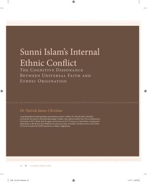 Sunni Islam's Internal Ethnic Conflict