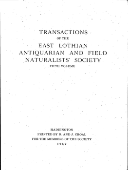 1952 ELA&FN Soc Transactions Vol V