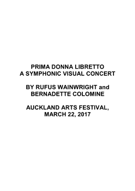 Download the Prima Donna Libretto