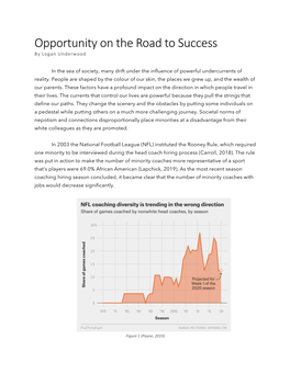 Opportunity on the Road to Success by Logan Underwood