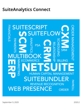 Suiteanalytics Connect