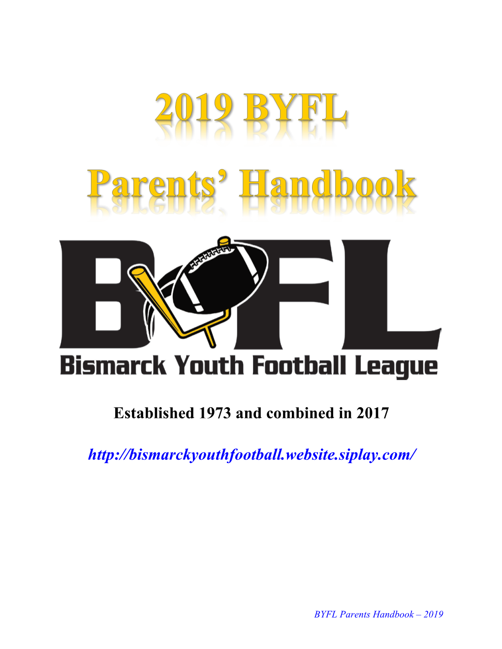 2008 BMFL Parents Handbook