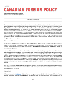 Canadian Foreign Policy? Do You Think This Reform Would Be Politically “Difficult” Or “Easy”? How/Why?