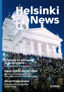 Principle of Openness in Government Open Public-Sector Data Smart Kalasatama 1/2016