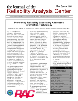 Reliability Analysis Center