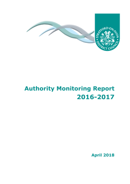 Authority Monitoring Report 2016-2017