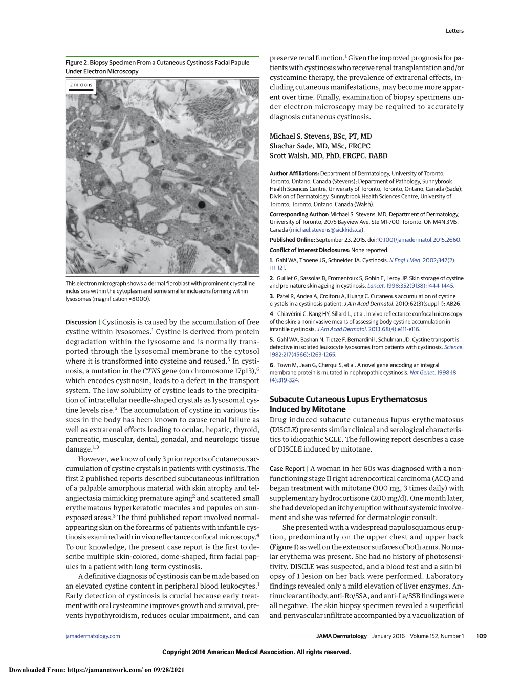 Subacute Cutaneous Lupus Erythematosus Induced by Mitotane