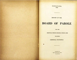 Board of Parole •
