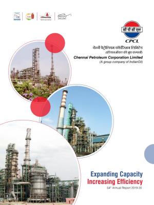 Expanding Capacity Increasing Efficiency 54Th Annual Report 2019-20 TABLE of CONTENTS