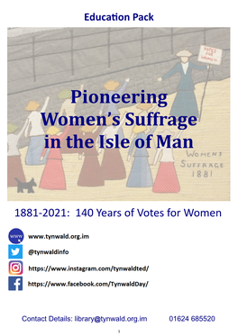 Pioneering Women's Suffrage in the Isle Of