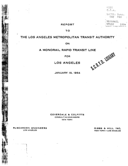 Monorail Rapid Transit for Los Angeles