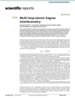 Multi-Loop Atomic Sagnac Interferometry