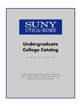 Undergraduate-Catalog1997-1999.Pdf