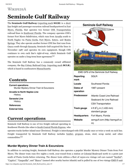 Seminole Gulf Railway - Wikipedia