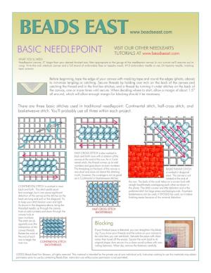 Basic Needlepoint