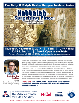 Kabbalah in a Surprising Place: Joseph Smith’S Engagement with Jewish Mysticism