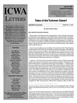 Tales of the Turkmen Desert