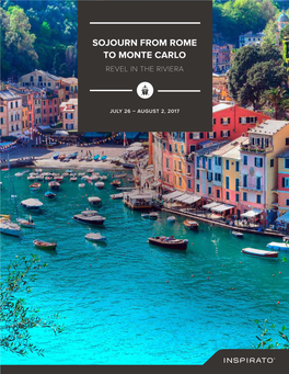 Sojourn from Rome to Monte Carlo Revel in the Riviera