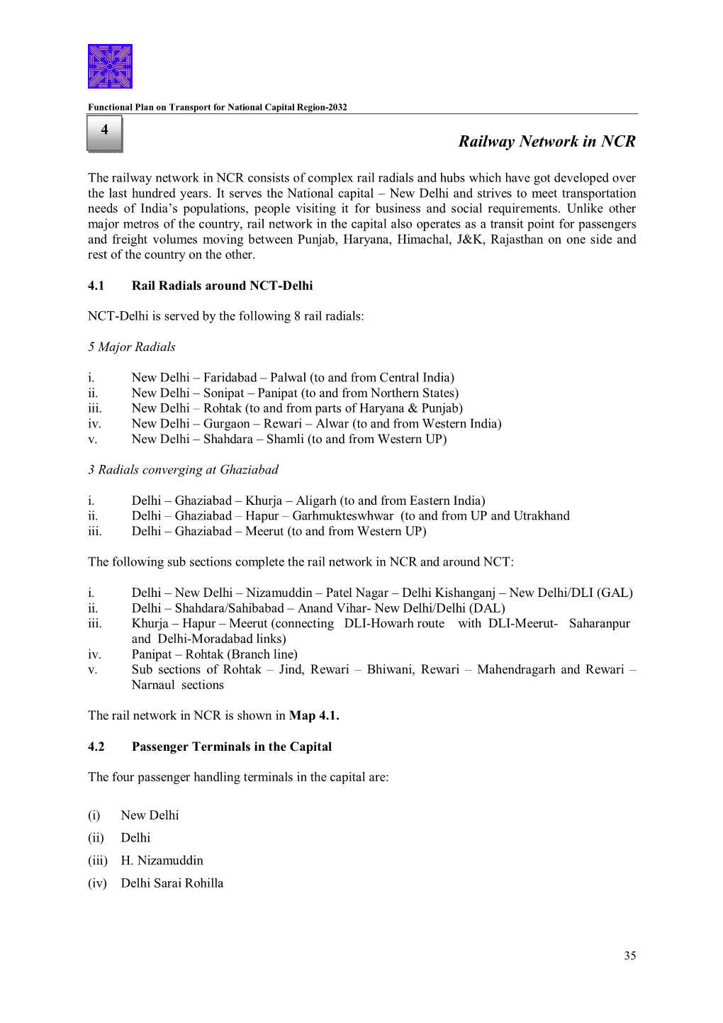 Railway Network in NCR