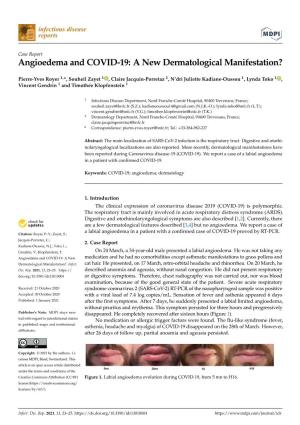 Angioedema and COVID-19: a New Dermatological Manifestation?