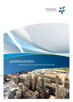 Positive Actions in Turbulent Times