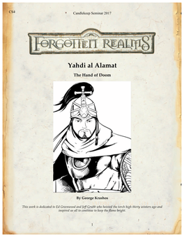Yahdi Al Alamat the Hand of Doom