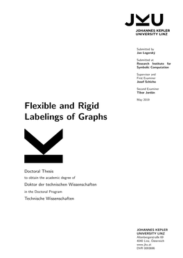 Flexible and Rigid Labelings of Graphs