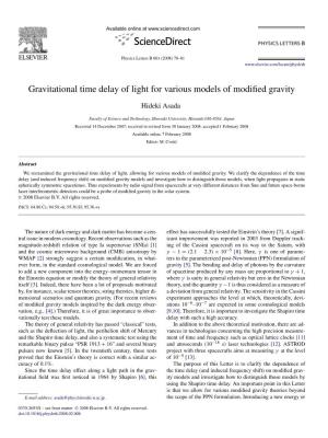 Gravitational Time Delay of Light for Various Models of Modified Gravity