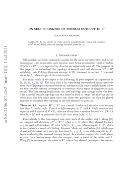 Arxiv:2106.10243V2 [Math.DG] 1 Jul 2021