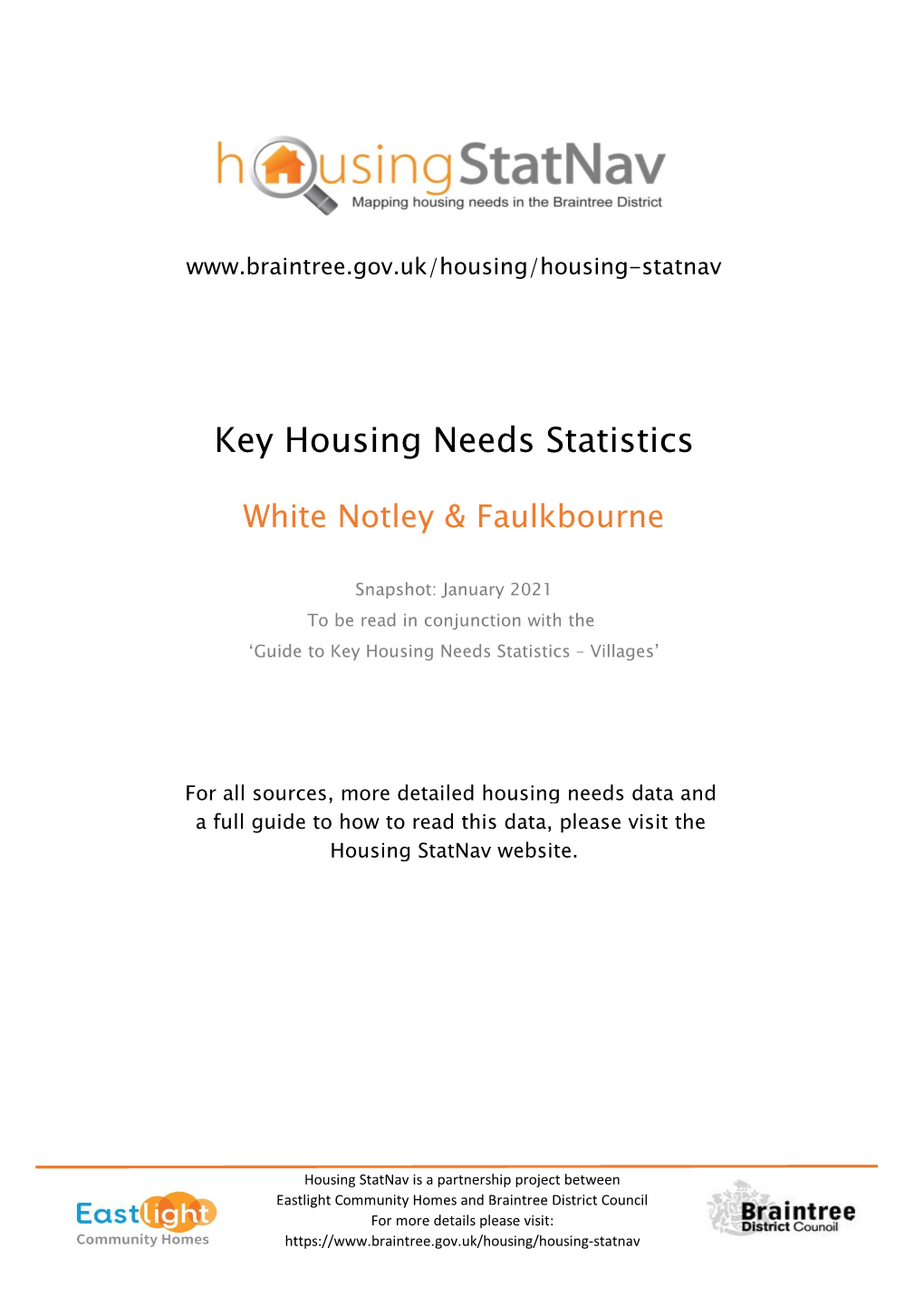 Key Housing Needs Statistics