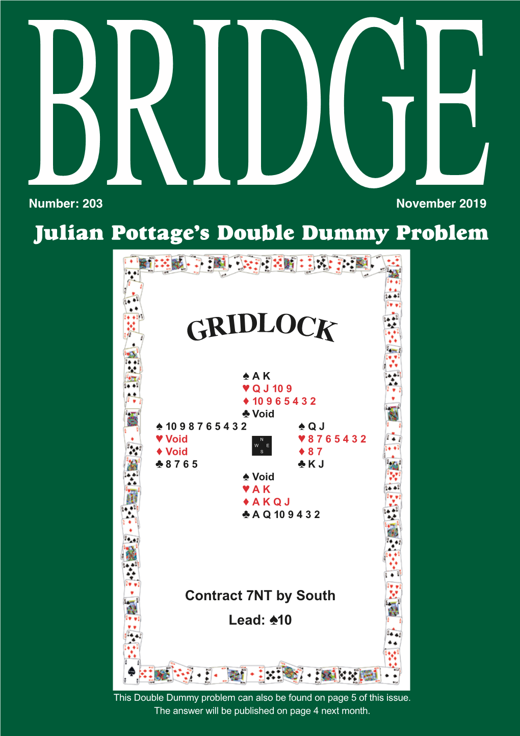 Julian Pottage's Double Dummy Problem