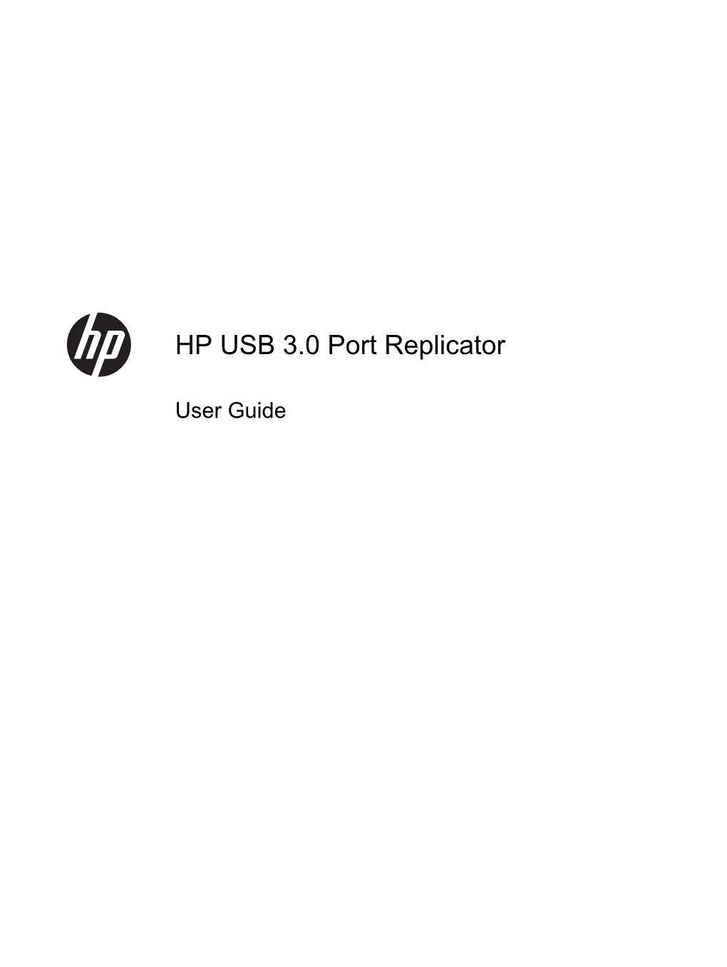HP USB 3.0 Port Replicator