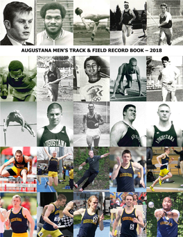 Augustana Men's Track & Field Record Book – 2018
