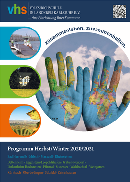 Programm Herbst/Winter 2020/2021