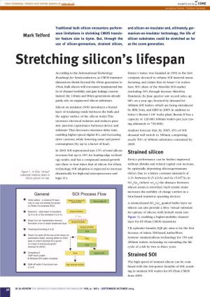 Stretching Silicon's Lifespan