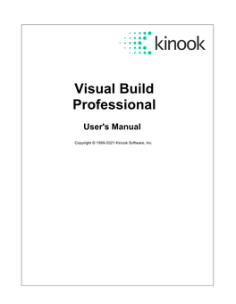 Visual Build Help