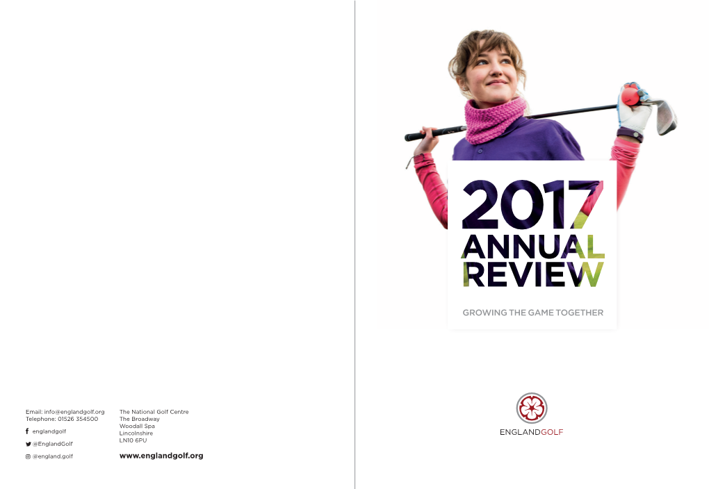 England Golf 2017 Annual Review Read Our Annual Review Which