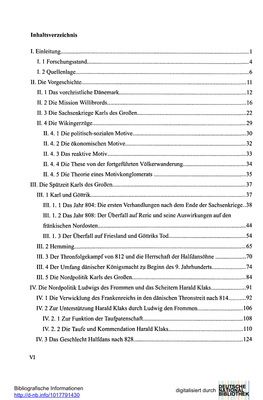 Inhaltsverzeichnis I. Einleitung 1 I. 1 Forschungsstand 4 I. 2 Quellenlage