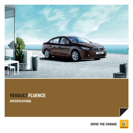 Renault Fluence Specifications